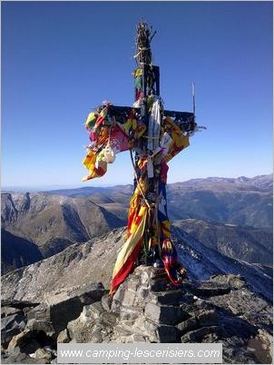 Pic du Canigou, the iron cross
